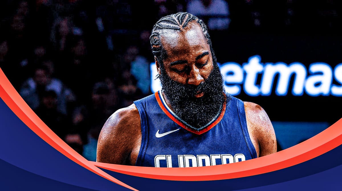 James Harden in a Clippers jersey