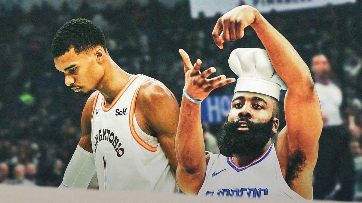 James Harden showed Victor Wembanyama one of his best moves and succeeded in San Antonio on Monday night.