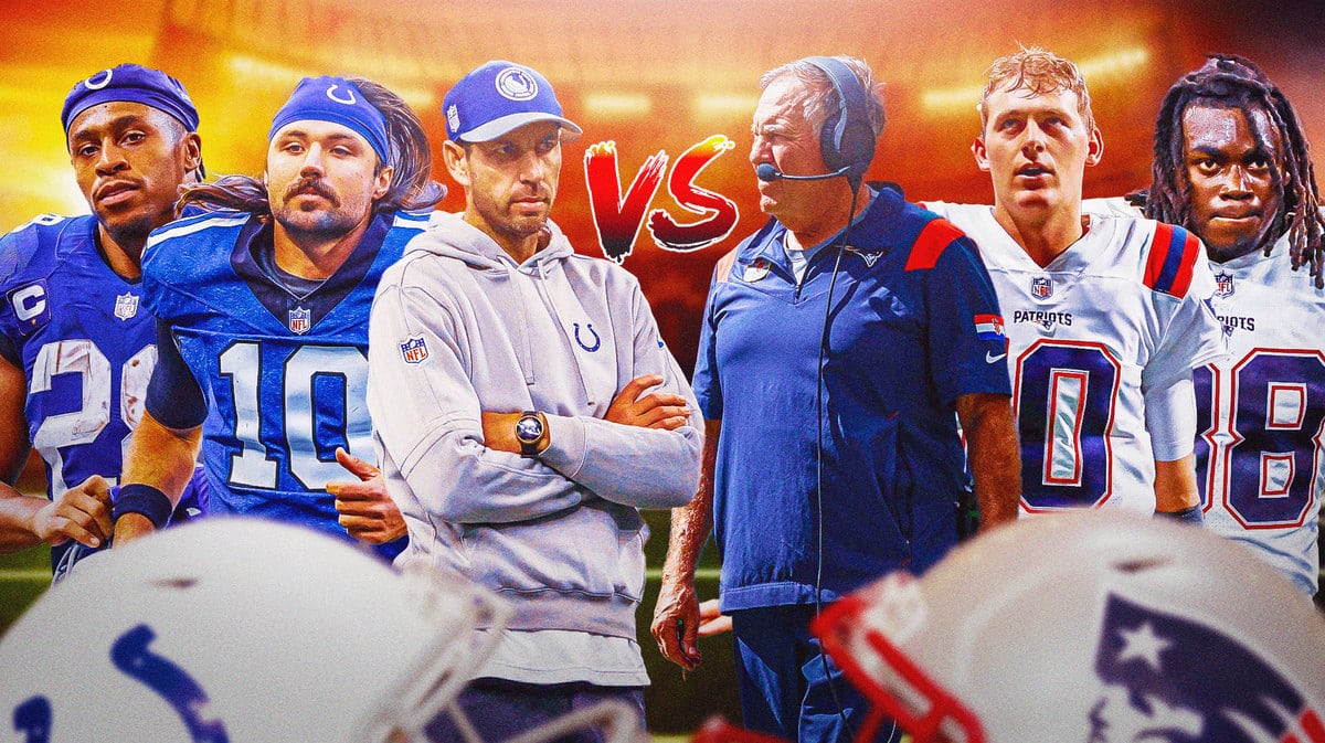 Colts versus the Patriots in Week 10.