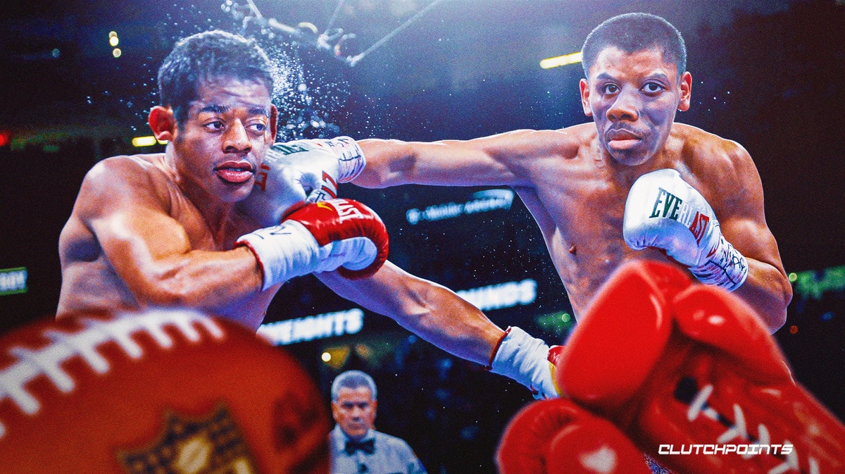 Curtis Samuel and Cor'Dale Flott as boxers