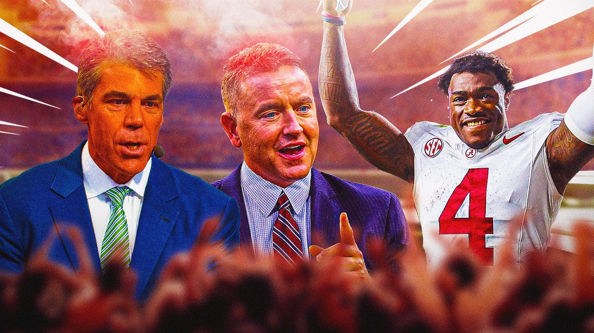 Chris Fowler, Kirk Herbstreit, and Alabama football's Jalen Milroe