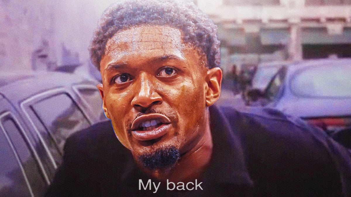 Suns' Bradley Beal as Peter Parker in Spider-Man 2, my back meme