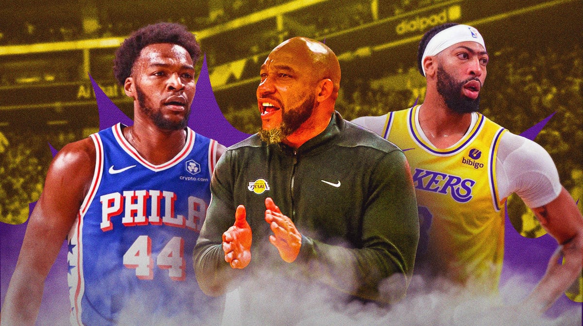 Paul Reed, Darvin Ham, and Anthony Davis