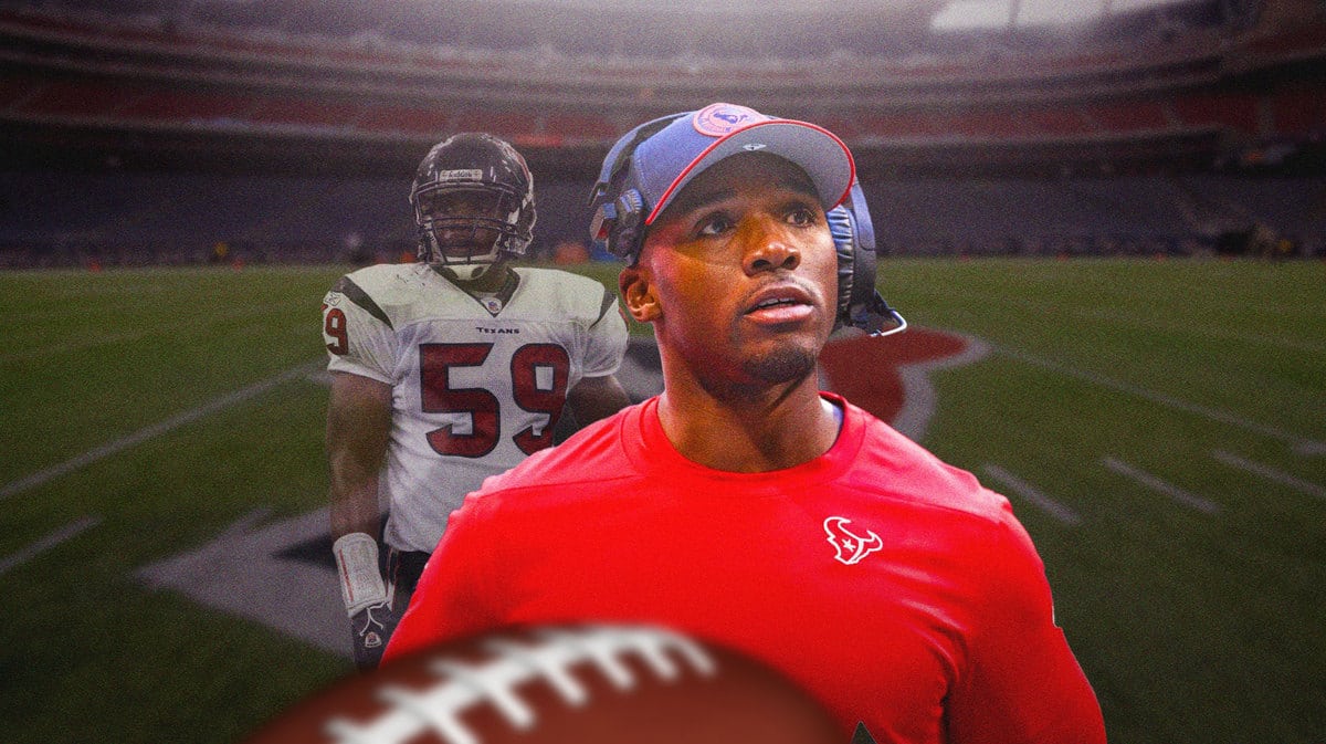 DeMeco Ryans, former Houston Texans player, and current head coach
