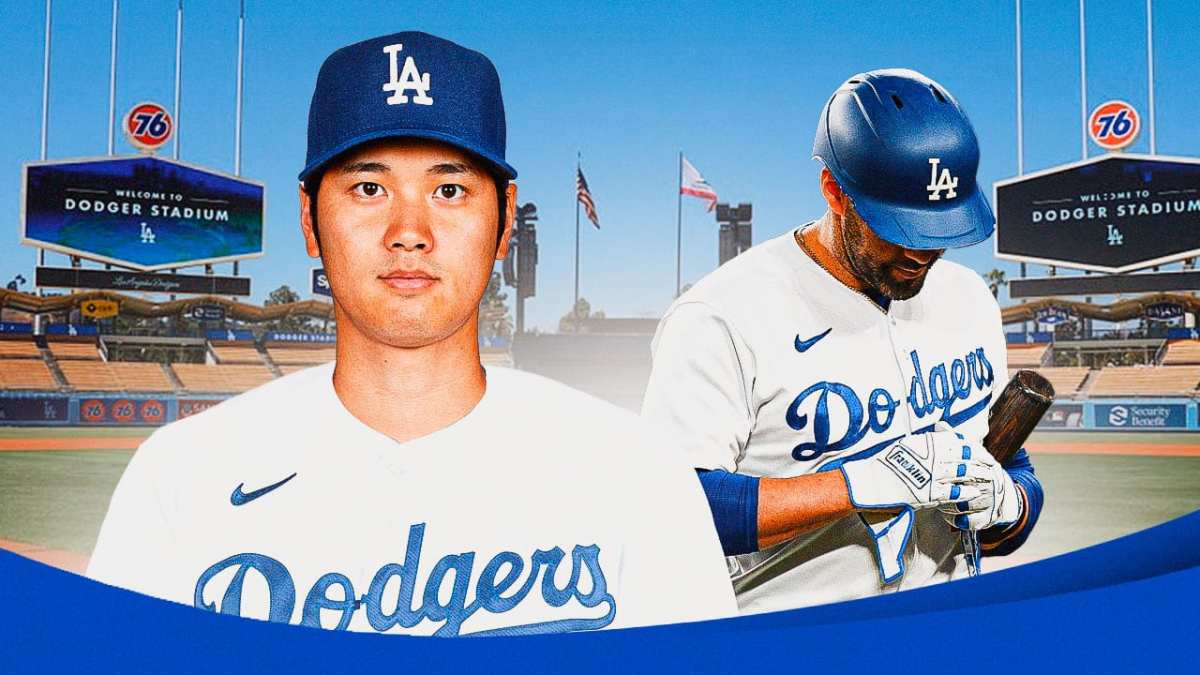 Shohei Ohtani and JD Martinez