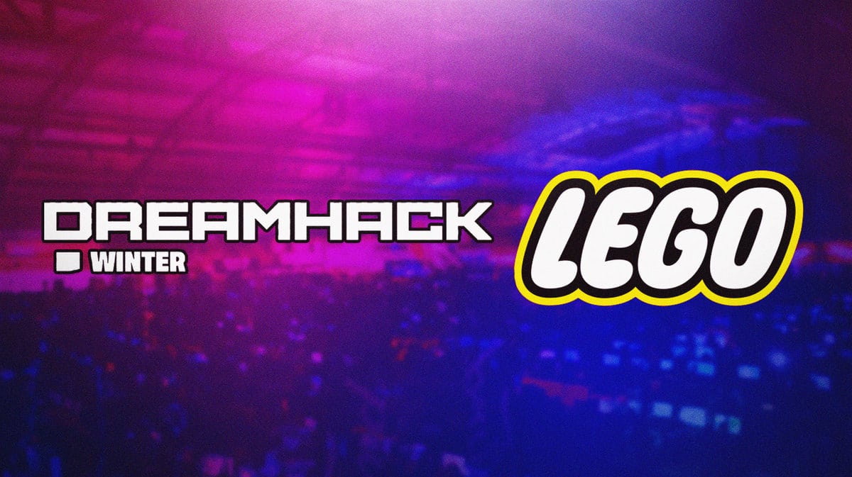 DreamHack Winter logo with LEGO