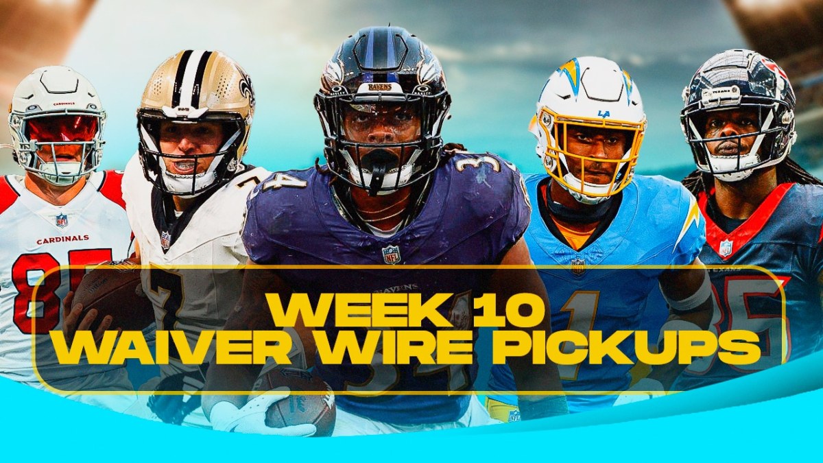waiver wire pickups, trey mcbride, taysom hill, keaton mitchell, quentin johnston, noah brown, fantasy football