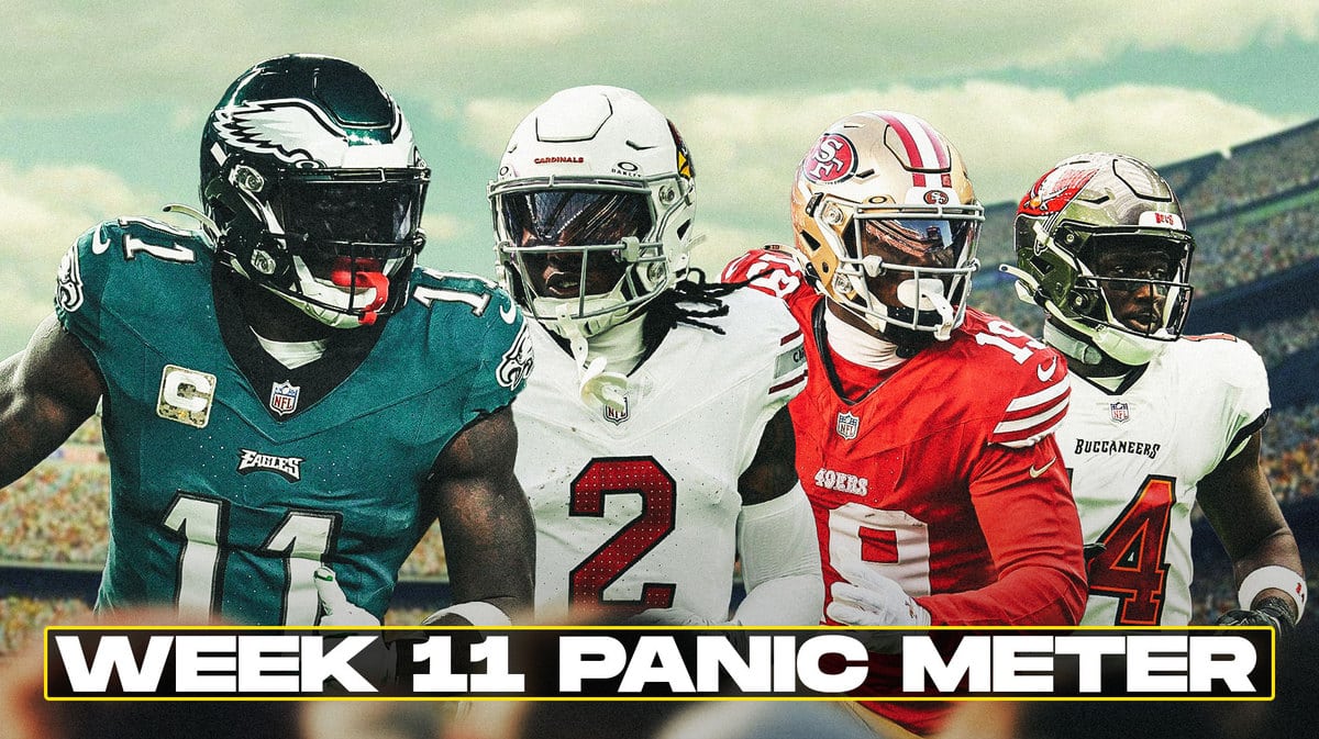 fantasy football, panic meter, a.j. brown, marquise brown, deebo samuel, chris godwin