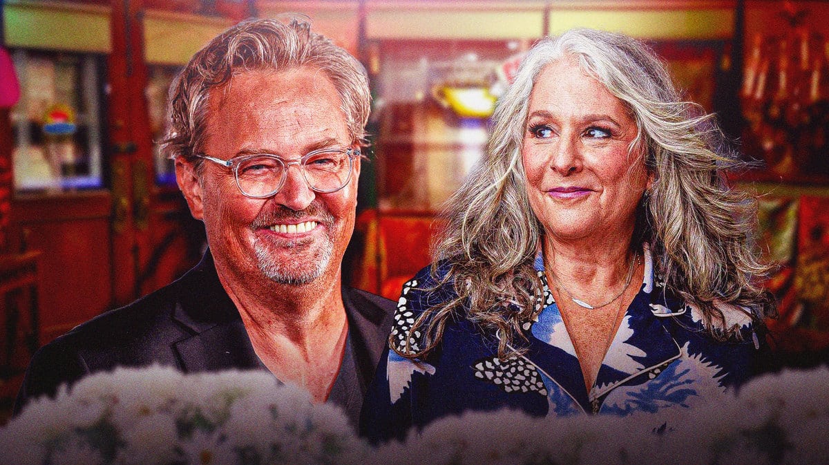 Marta Kauffman and Matthew Perry.