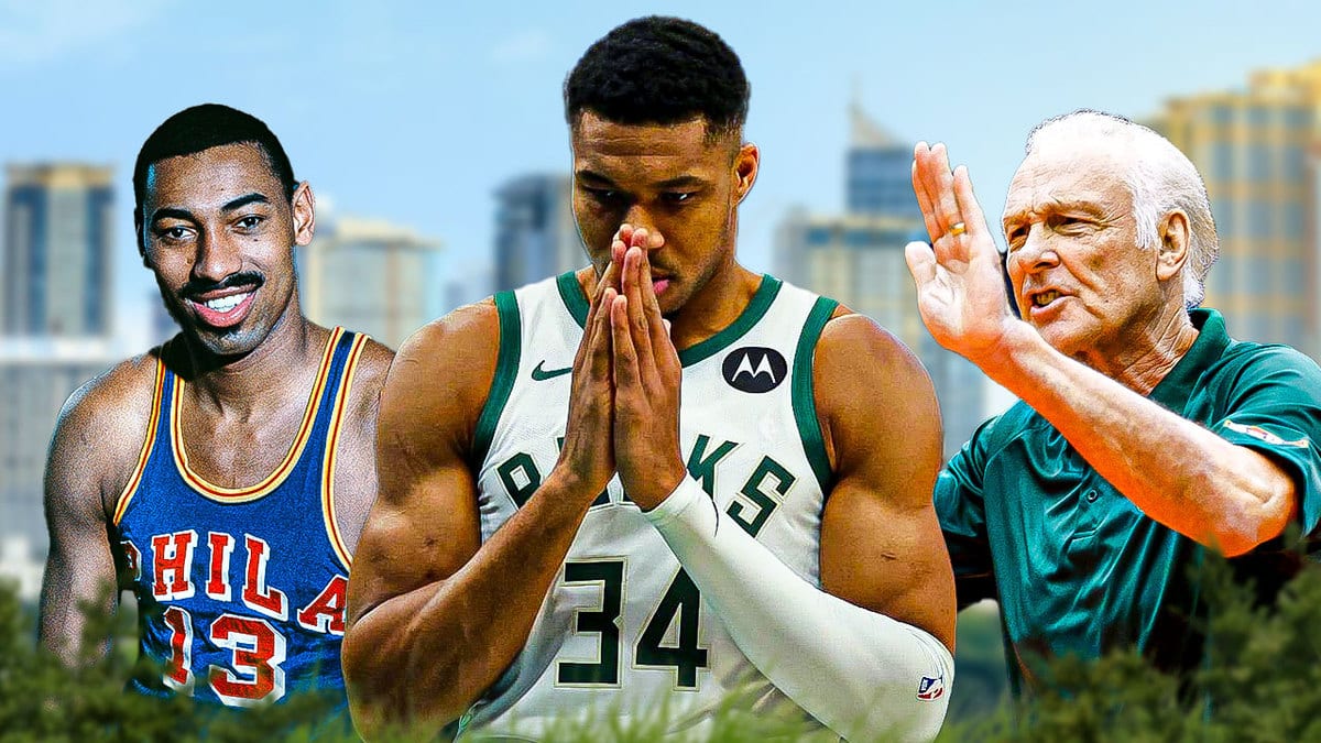 Giannis Antetokounmpo, Wilt Chamberlain, Rick Barry