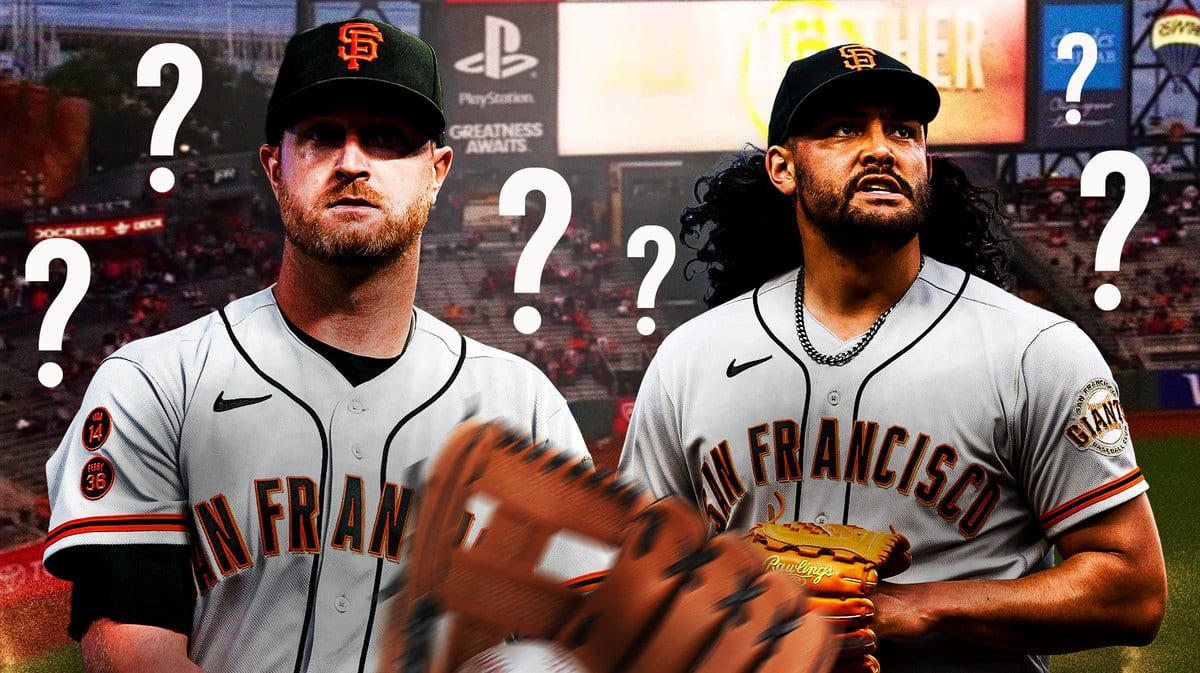 Sean Manaea and Alex Cobb with question marks around them