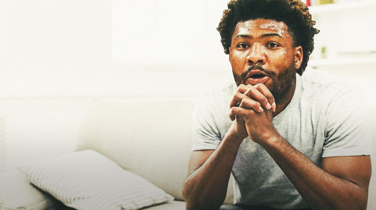 Marcus Smart of the Grizzlies looking sad