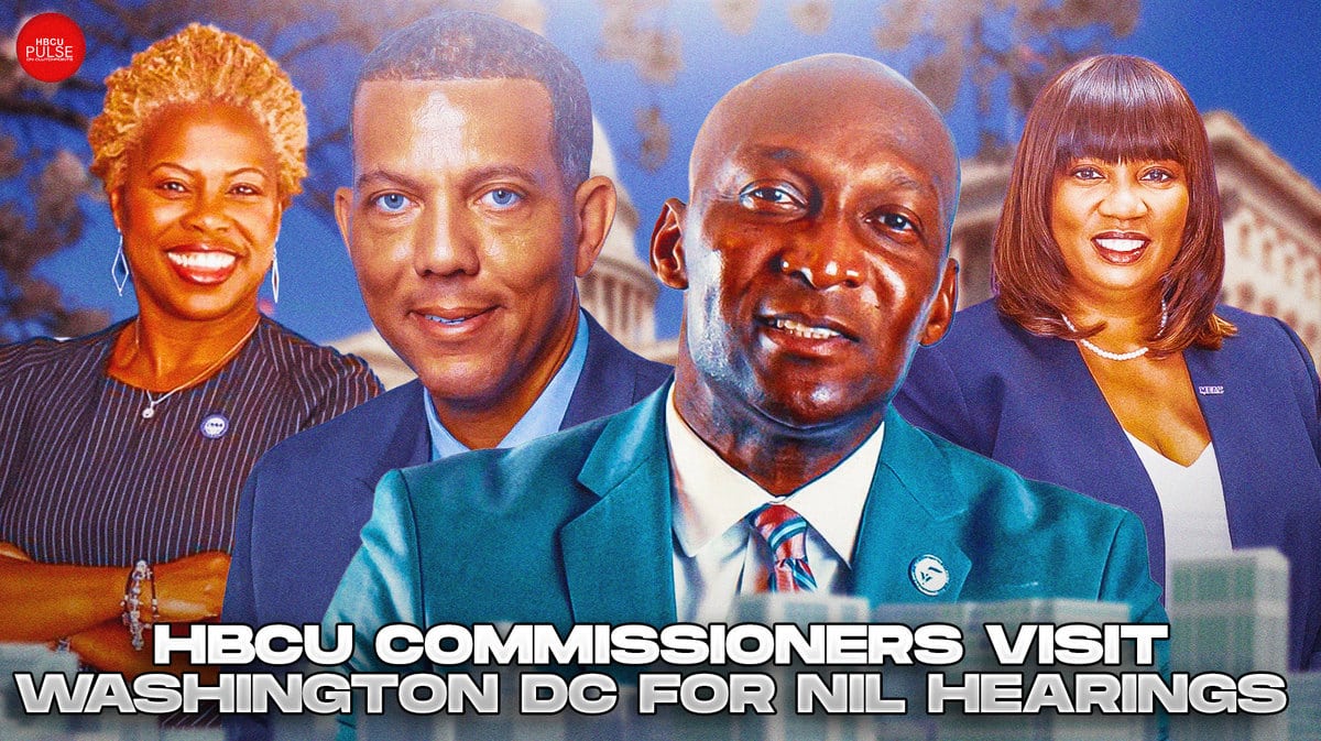 HBCU commissioners from the SWAC, MEAC, CIAA, and SIAC met in Washington, D.C., to discuss NIL consequences for HBCU athletes