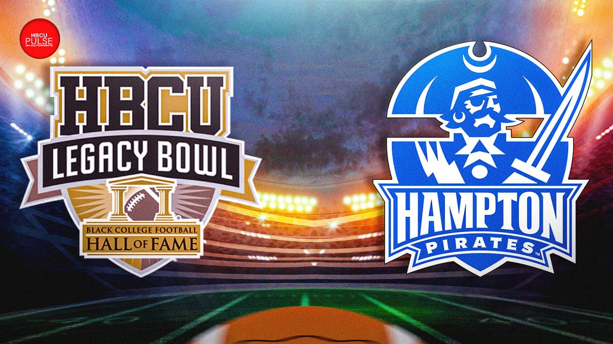 Hampton Linebacker Qwahsin Townsel was the first HU player selected to play in the HBCU Legacy Bowl on Feb. 24, 2024.