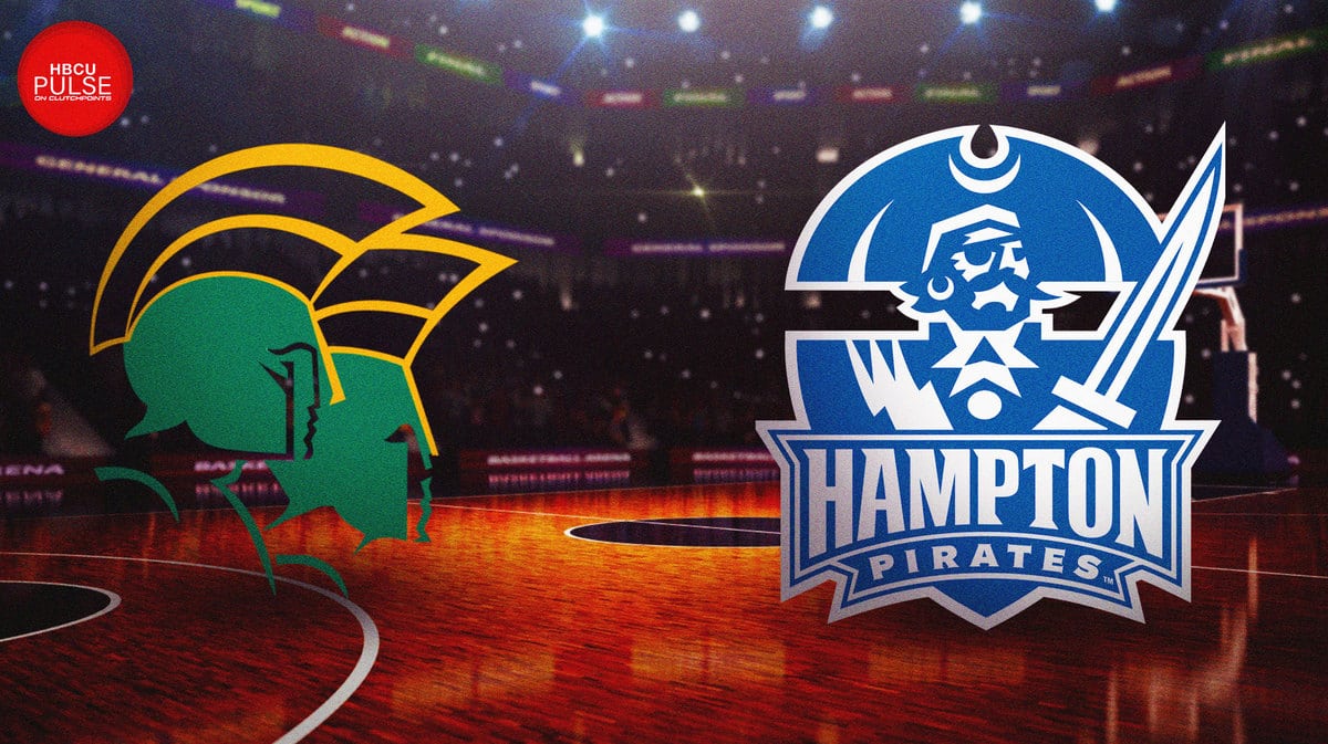 Powered by timely buckets and forced turnovers, the Norfolk State Spartans defeat the Hampton Pirates in the annual Battle of the Bay.