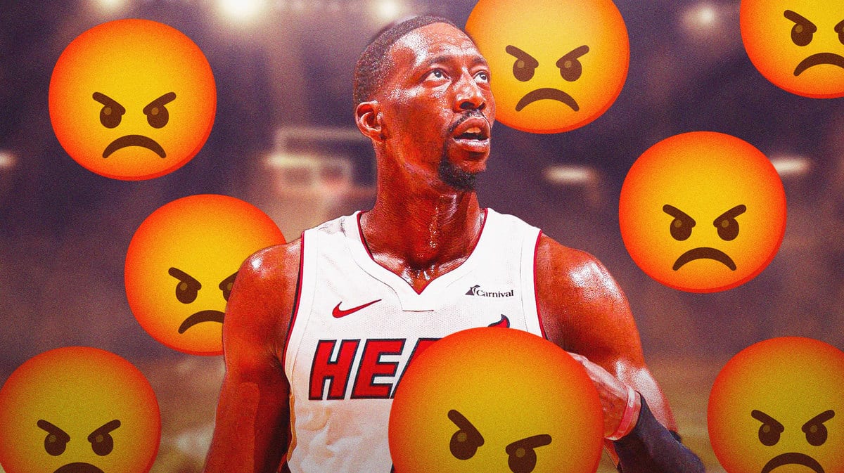 Bam Adebayo with angry emojis