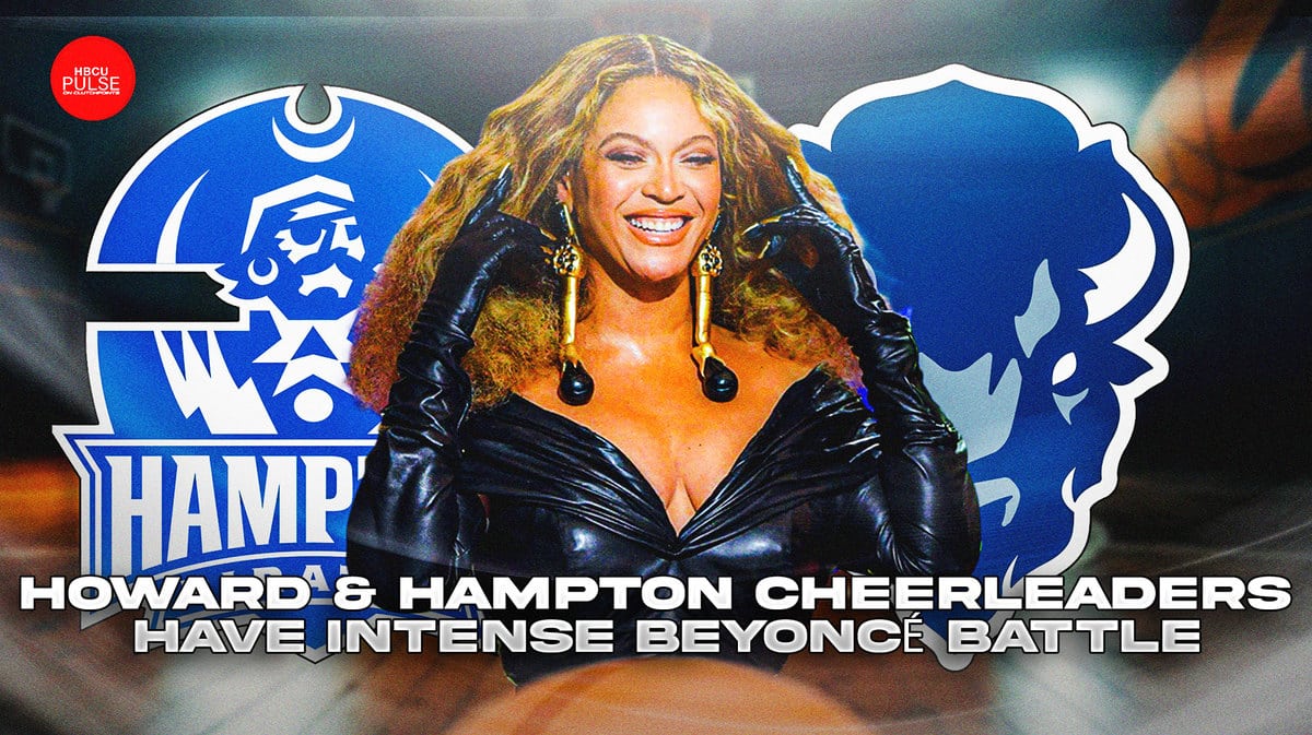 Social media platforms lit up last week with a video of Hampton and Howard cheerleaders battling back and forth to a Beyonce song
