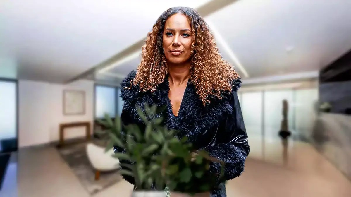 Leona Lewis in front of her apartment in West Hollywood, Calif.