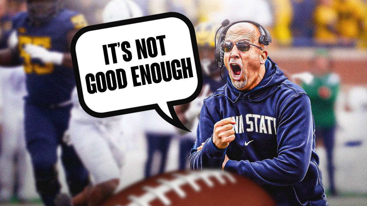 Penn State's James Franklin slaps Nittany Lions with harsh reality ...