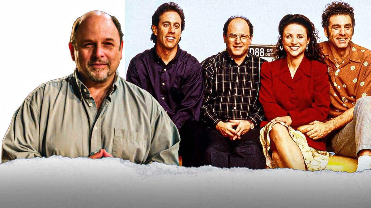 Jason Alexander and the cast of Seinfeld.
