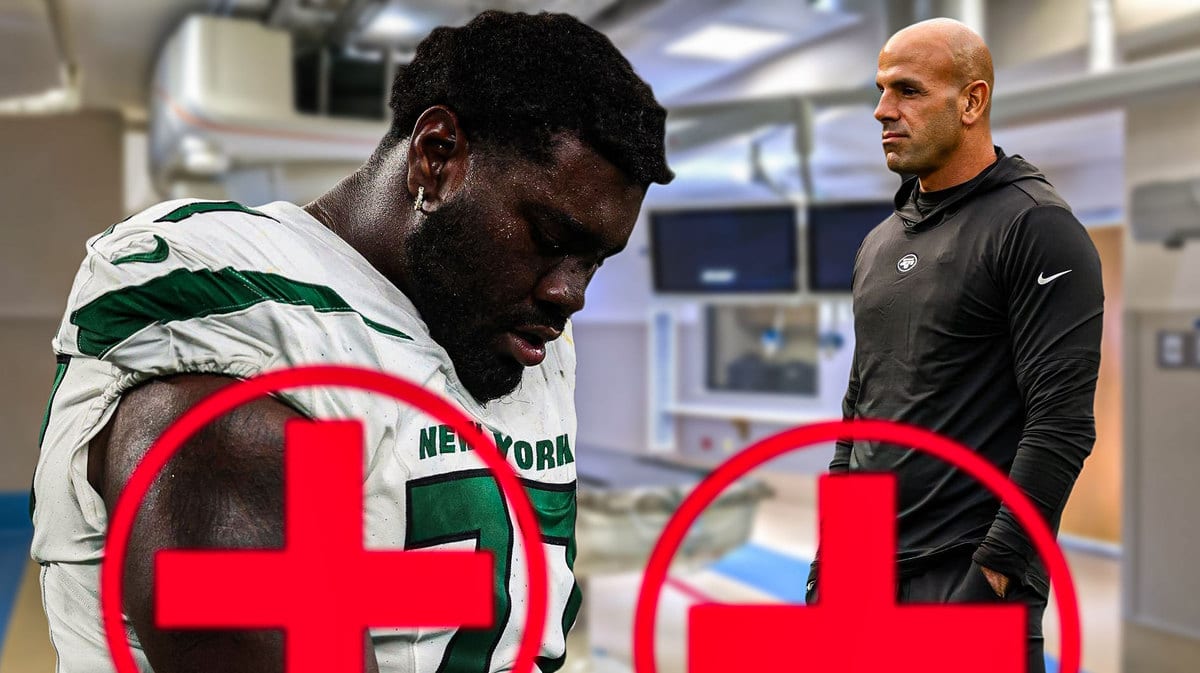 Mekhi Becton, Robert Saleh in hospital