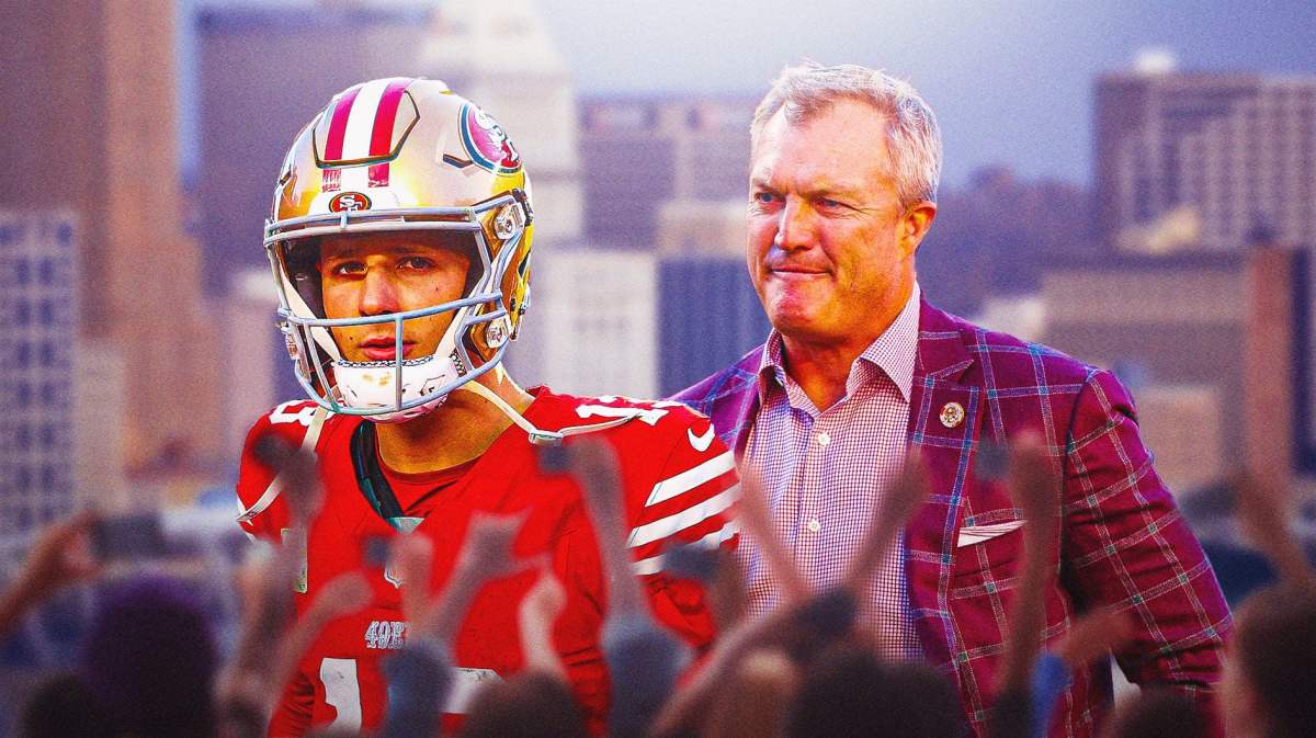 John Lynch, 49ers offense, Brock Purdy, Buccaneers