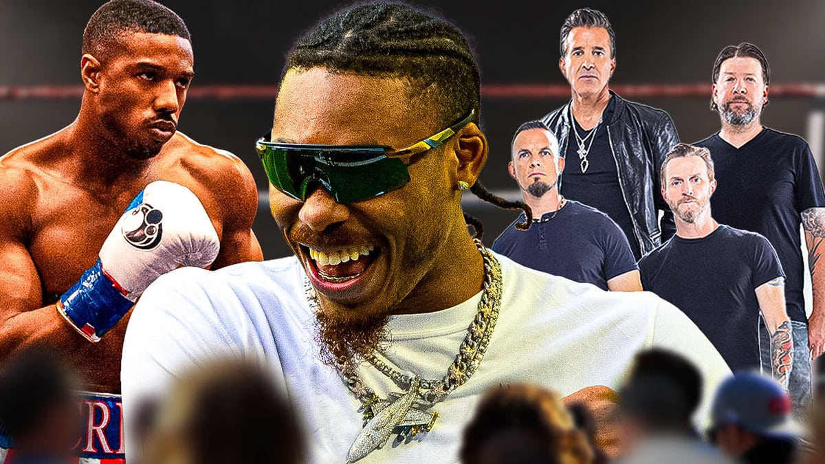 Adonis Creed, Justin Jefferson, and the rock band Creed