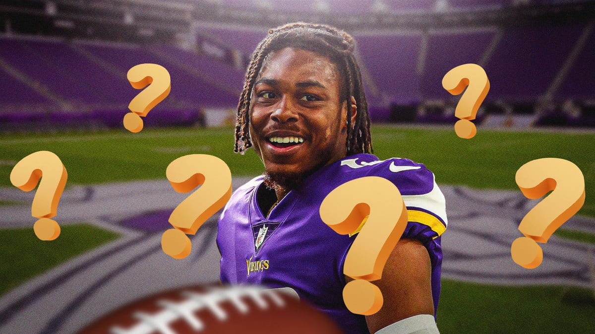Justin Jefferson remains on the Vikings' injury list leading up to this week's Monday Night Football game against the Bears