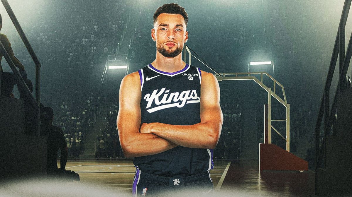 Bulls star Zach LaVine in Kings jersey