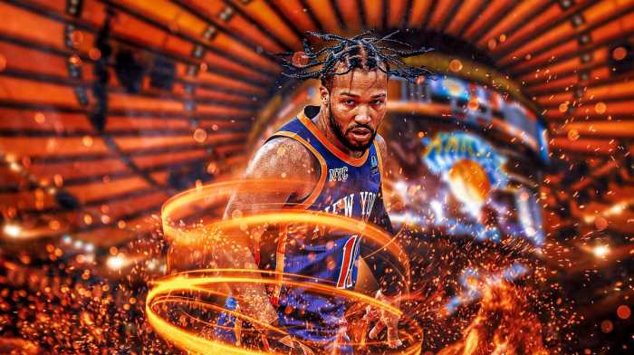 Knicks' Jalen Brunson on fire, hyped up