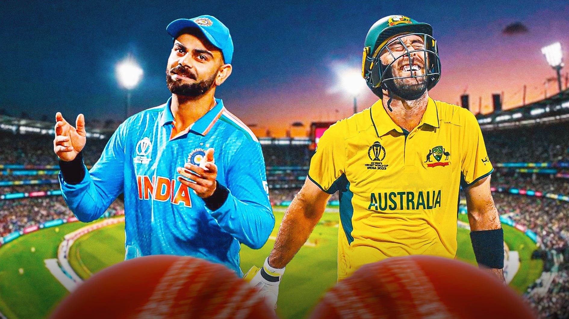 Virat Kohli's reaction to Australia hero's record WC knock goes viral - Vimarsana News