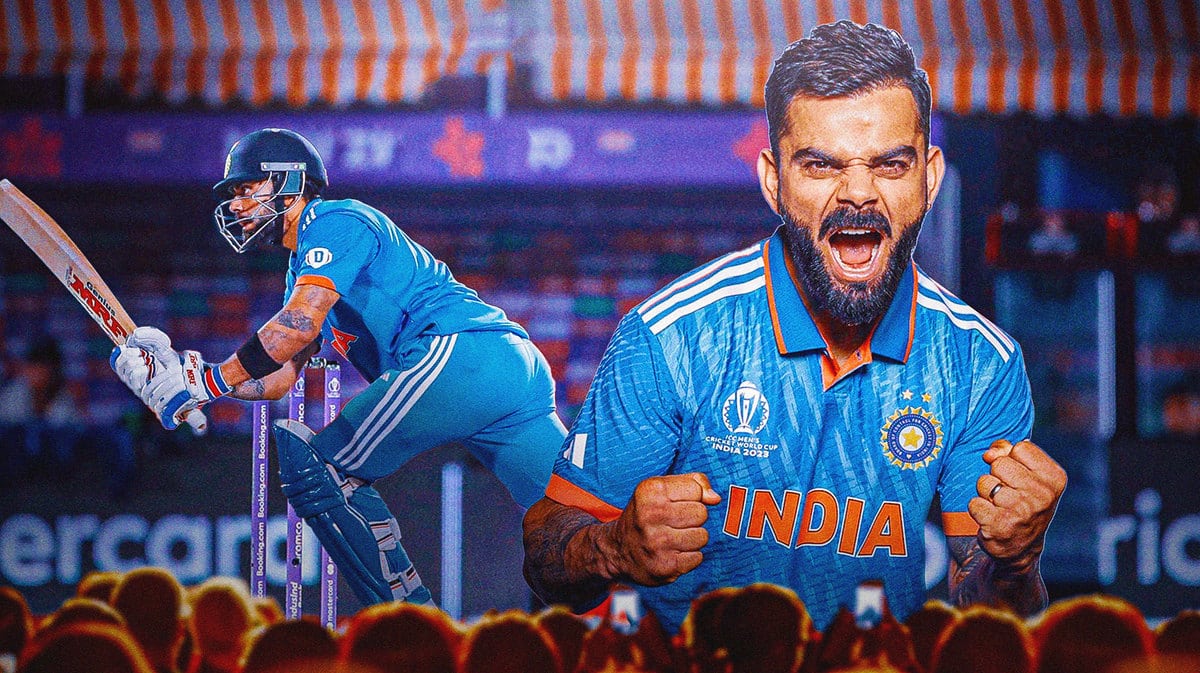 Fans go wild as Virat Kohli equals Sachin Tendulkar's world record