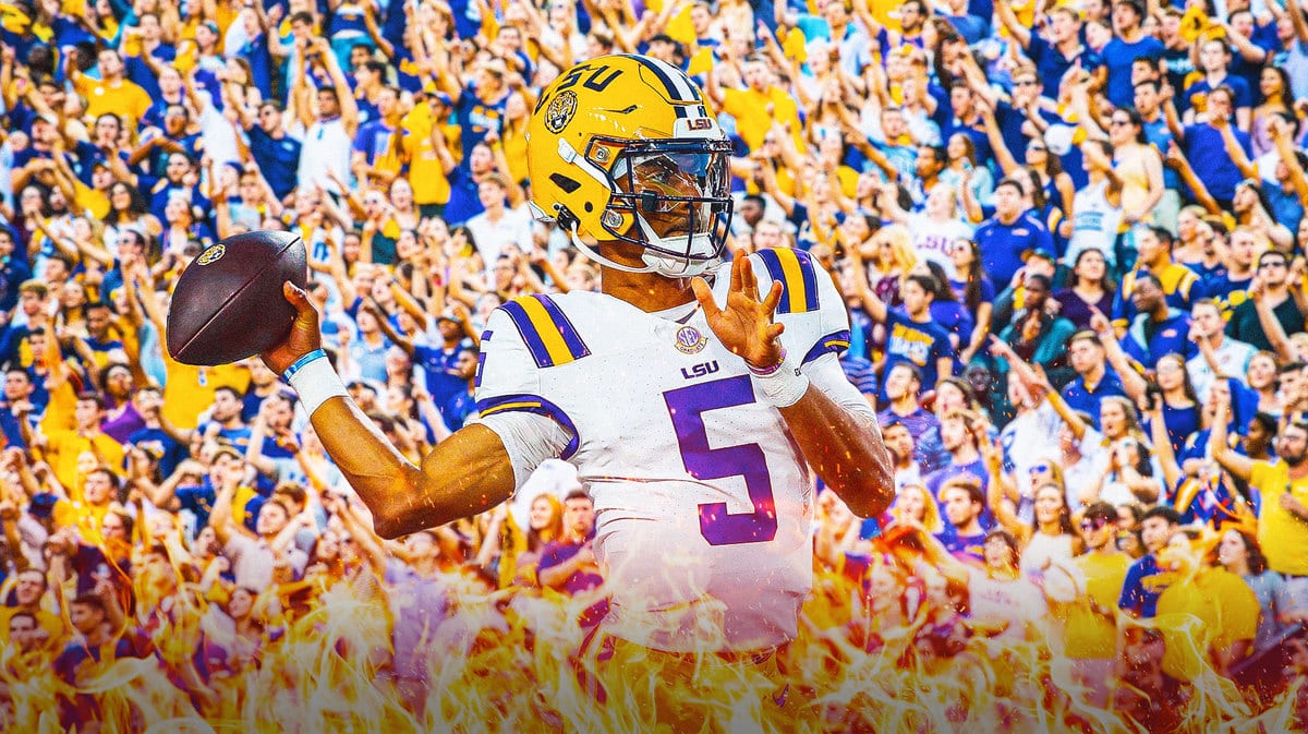 Jayden Daniels' insane 85-yard TD for LSU football vs Florida will stun ...