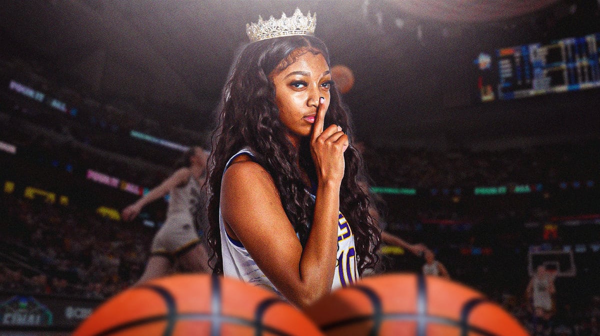 LSU women’s basketball player Angel Reese