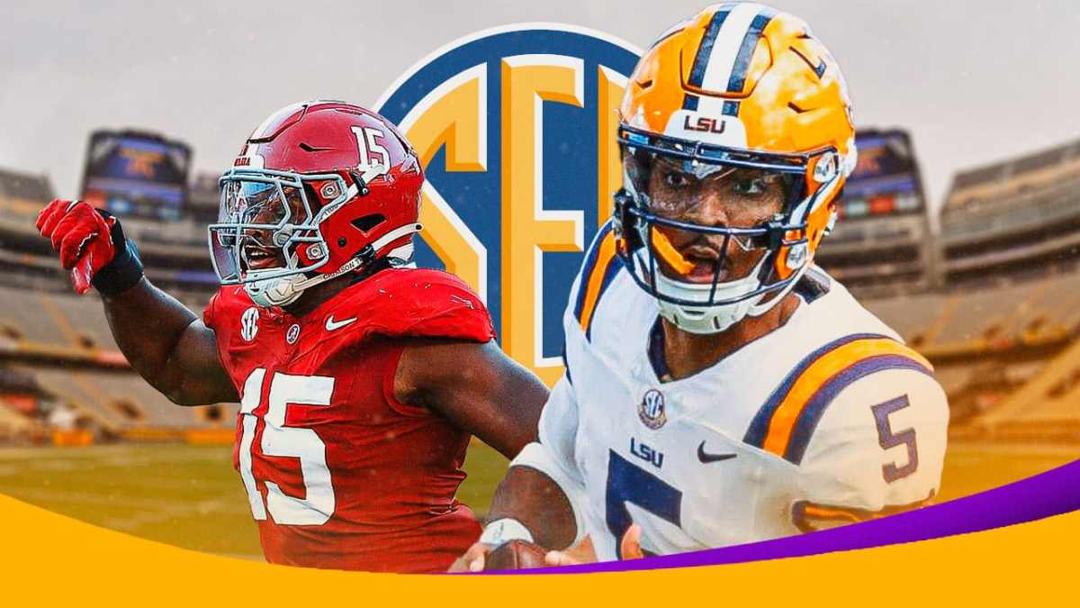 Dallas Turner and Jayden Daniels await the SEC's decision on their collision from the LSU-Alabama football game.