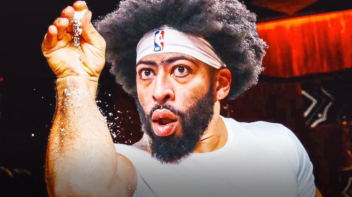 Lakers' Anthony Davis as Salt Bae