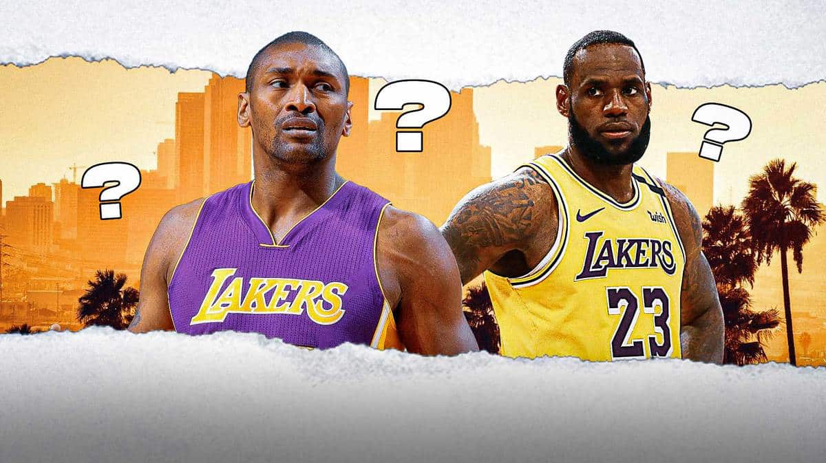 LeBron James, Lakers, metta World peace, LeBron Lakers, Larry Bird