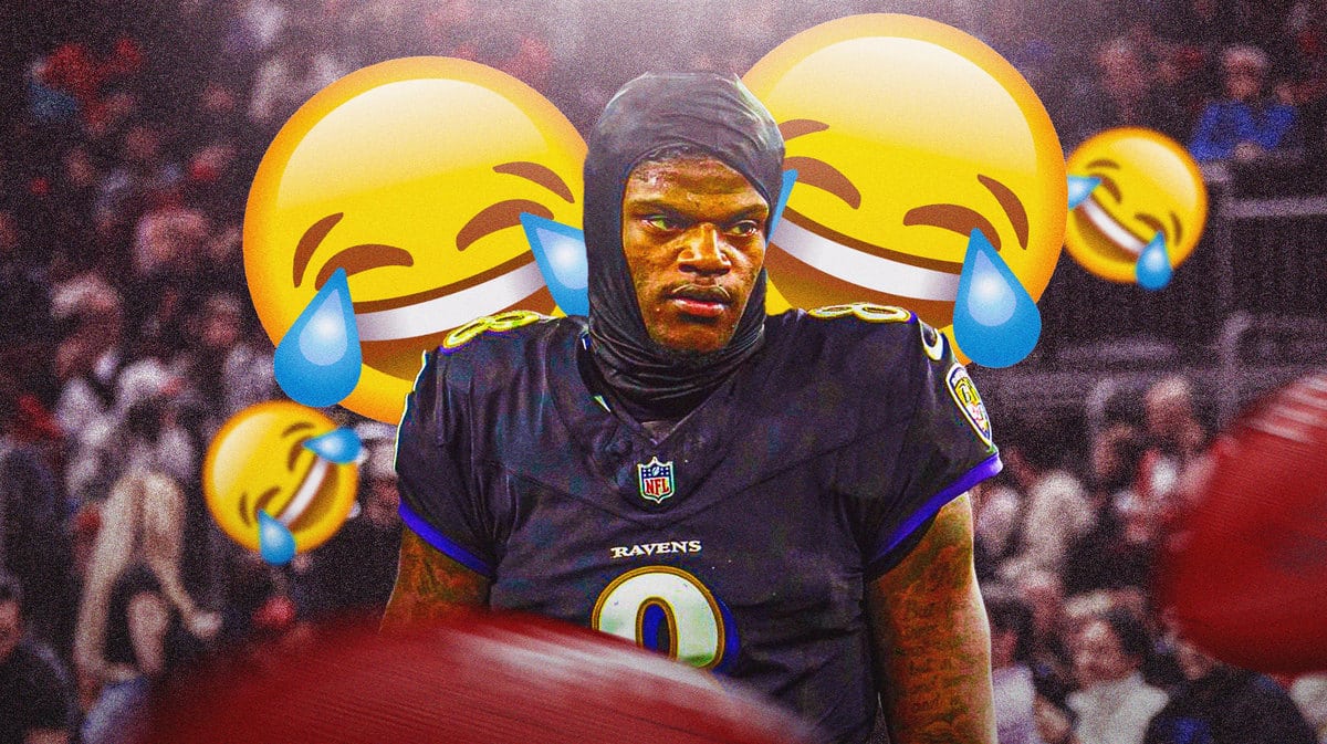 Ravens' Lamar Jackson shows off his sense of humor