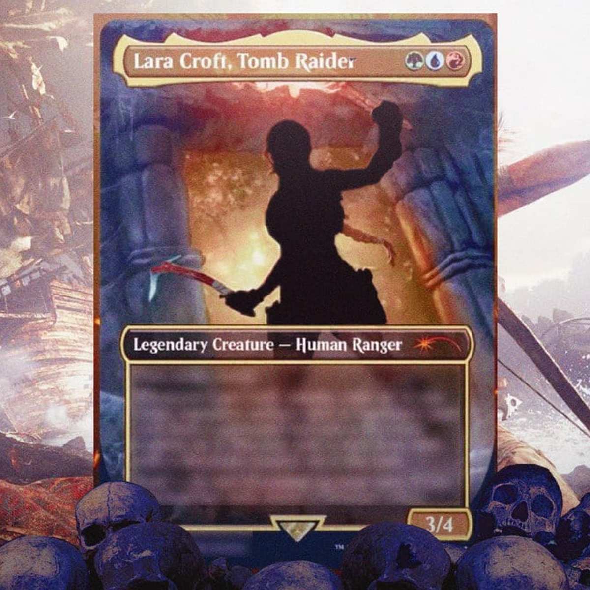 Lara Croft gets her own Tomb Raider Secret Lair MTG Card Lara Croft gets her own Tomb Raider Secret Lair MTG Card