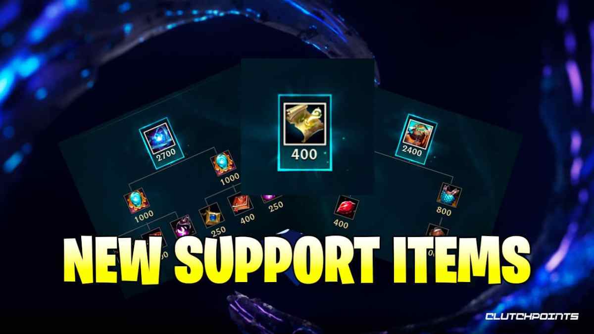 league of legends preseason 2024 support items