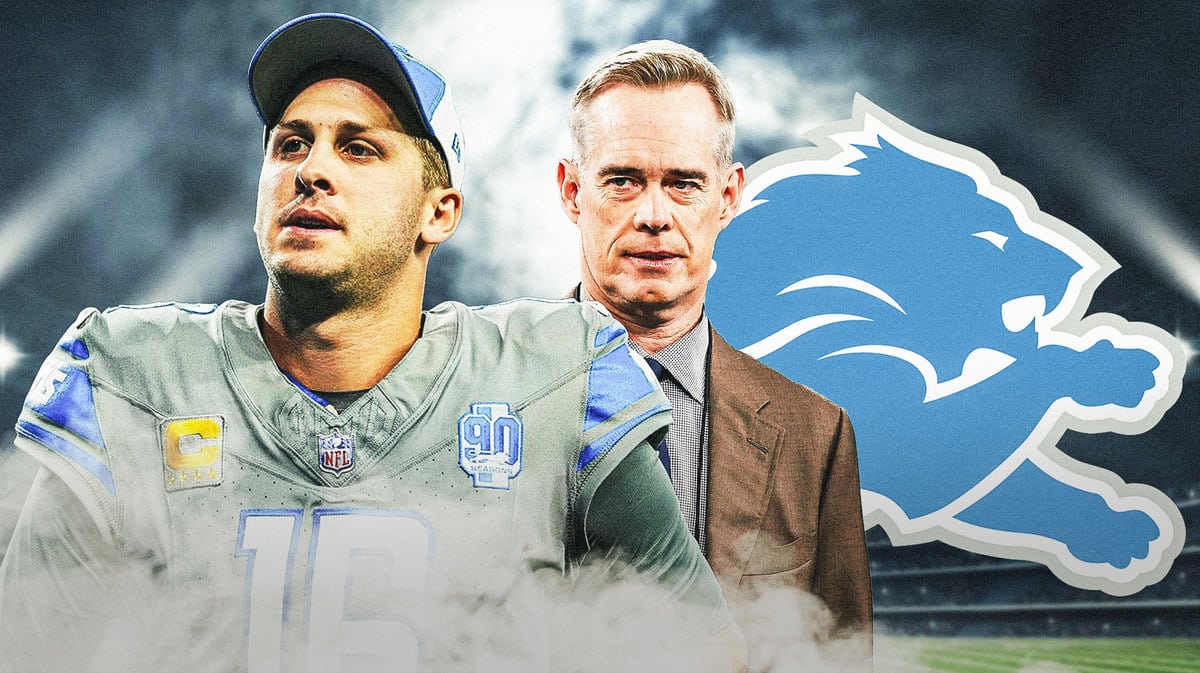 Detroit Lions quarterback Jared Goff and Joe Buck
