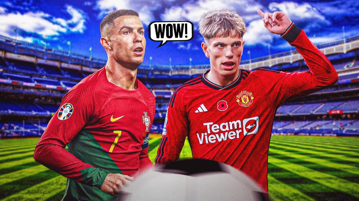 Alejandro Garnacho paid homage to Cristiano Ronaldo aftyer an outrageous goal for Manchester United