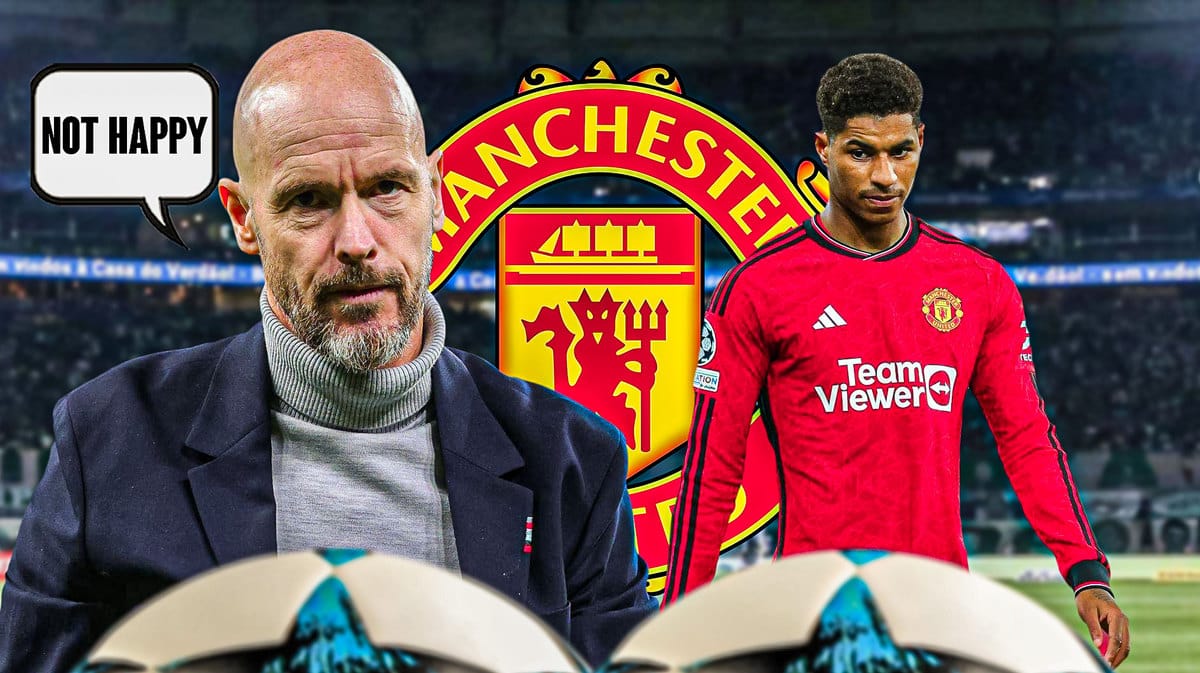 Erik ten Hag 'not happy' with Marcus Rashford's form at Manchester United