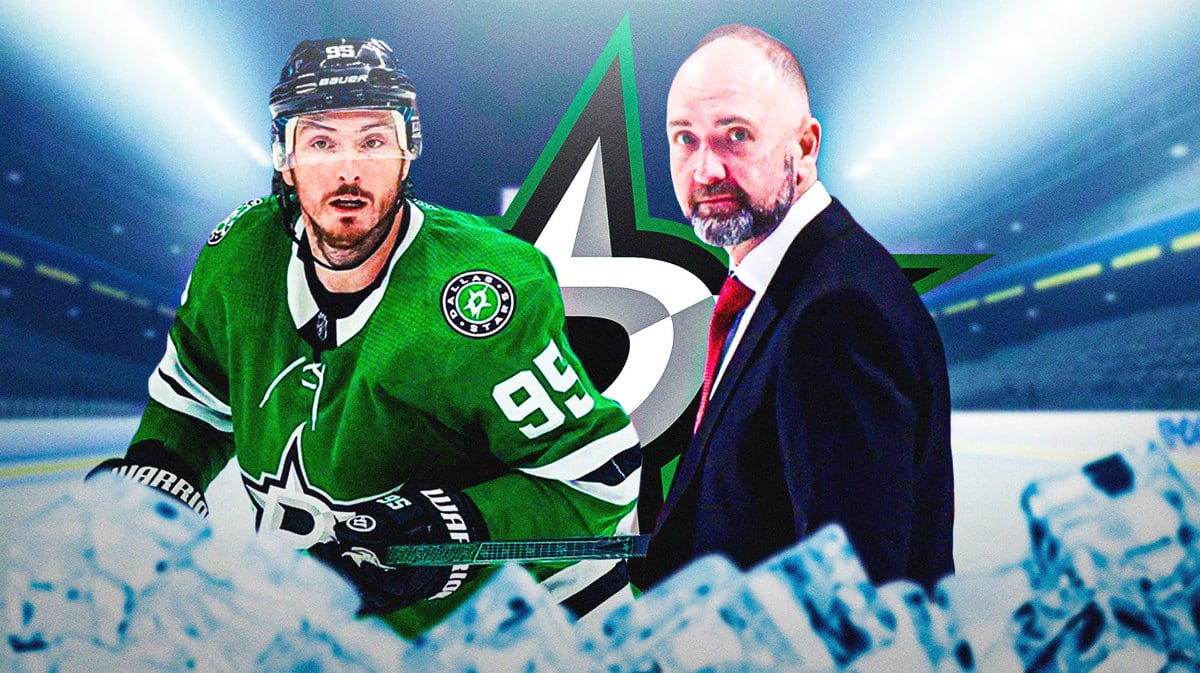 Coach Pete DeBoer provides an update on Matt Duchene before the Stars-Bruins game.