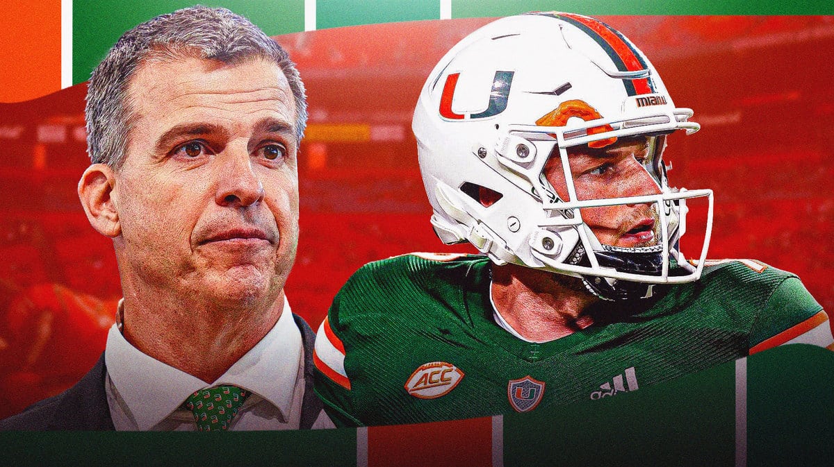 Mario Cristobal, struggling on who to start at quarterback between Tyler Van Dyke and Emory Williams