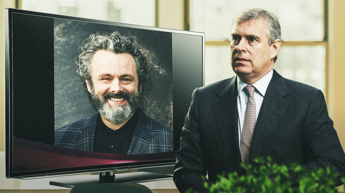 Michael Sheen stars as Prince Andrew in Prime Video's 'A Very Royal Scandal'