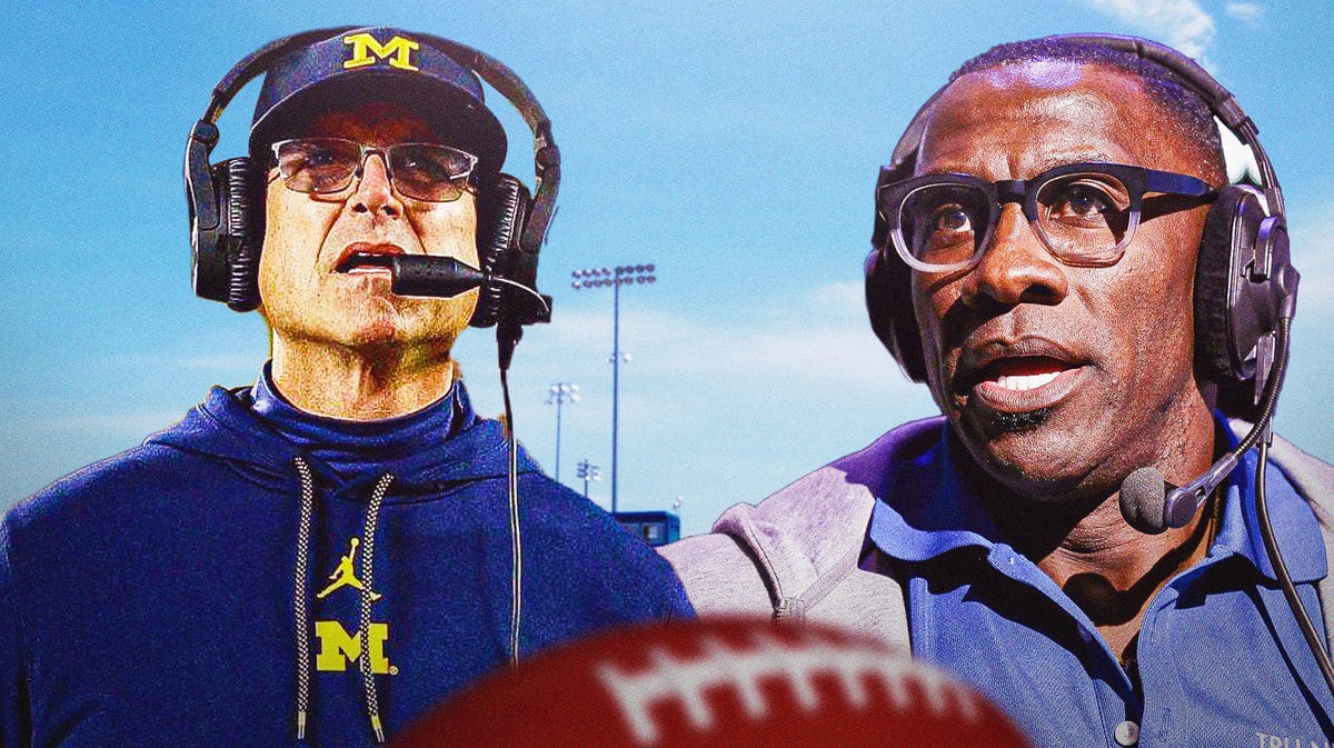 Shannon Sharpe didn't like Him Harbaugh calling the Michigan football team "America's Team"