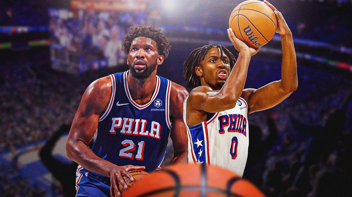 Sixers' Joel Embiid and Tyrese Maxey