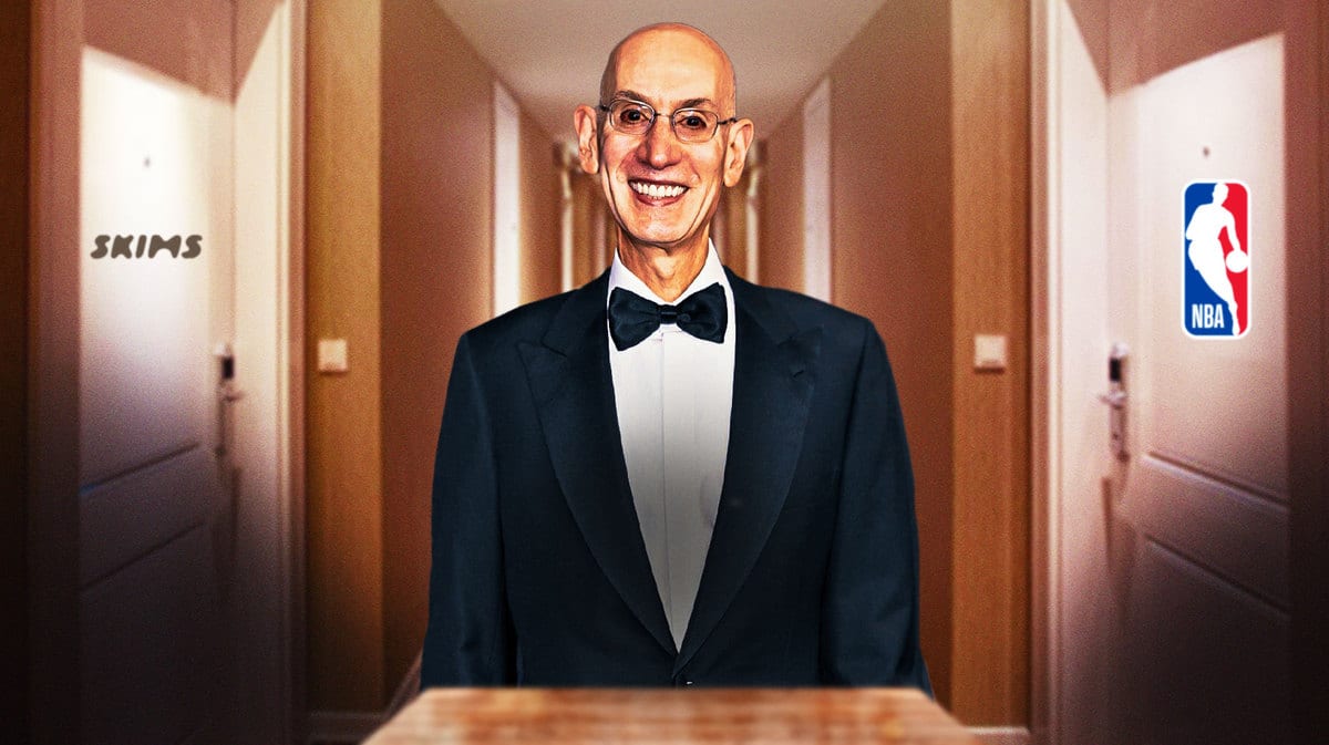 Adam Silver reviews SKIMS underwear in light of the NBA's new partnership with Kim Kardashian and Jens Grande, Shai Gilgeous-Alexander