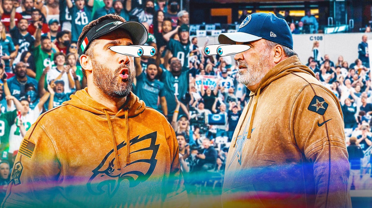 Philadelphia Eagles head coach Nick Sirianni and Dallas Cowboys head coach Mike McCarthy